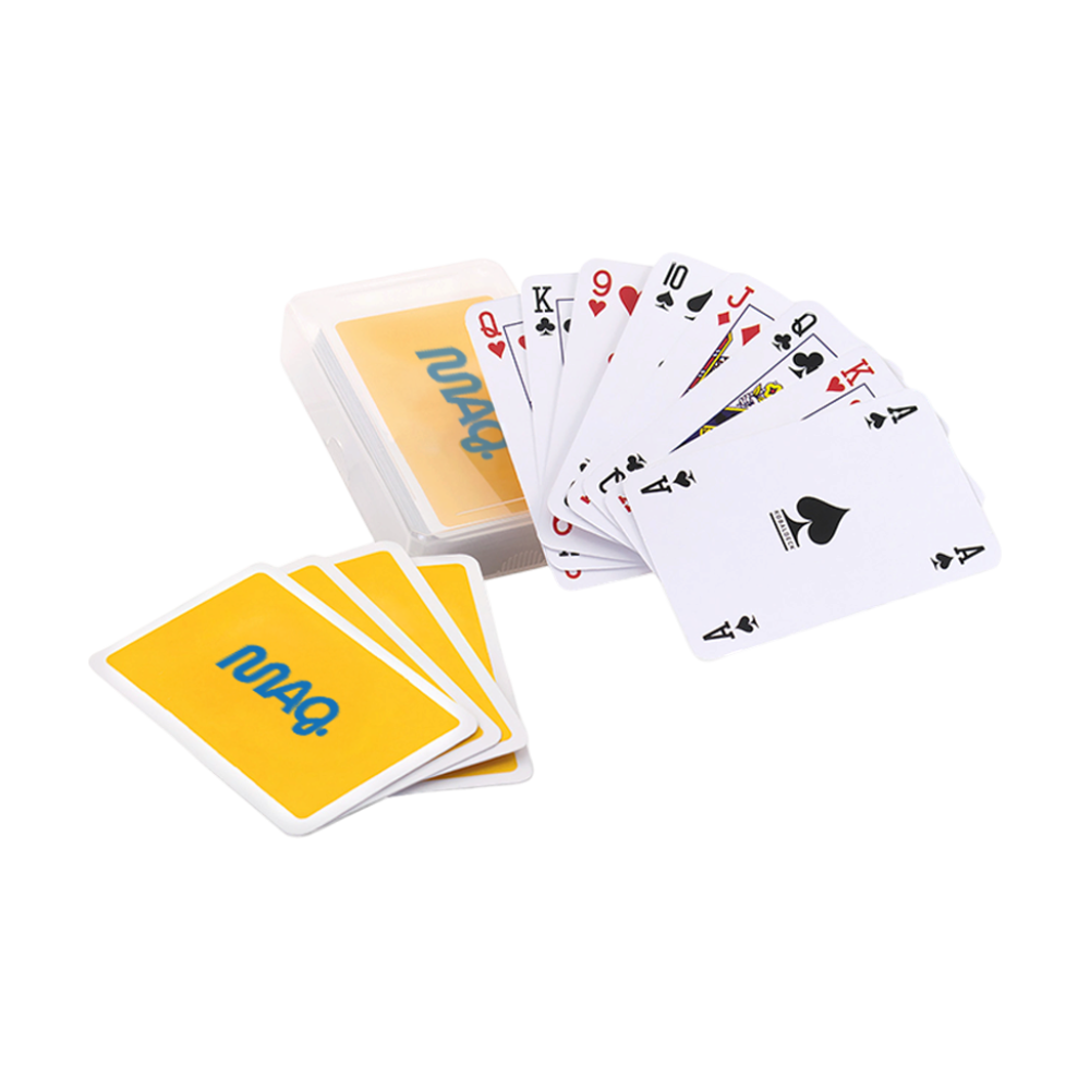 Playing Cards in Clear Plastic Case