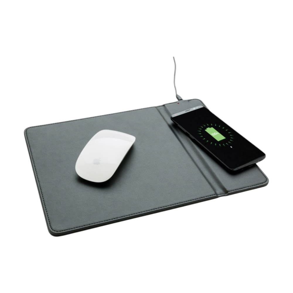 Polyurethane Mousepad with Wireless Charging [mousepadwith5wwirelesscharging]