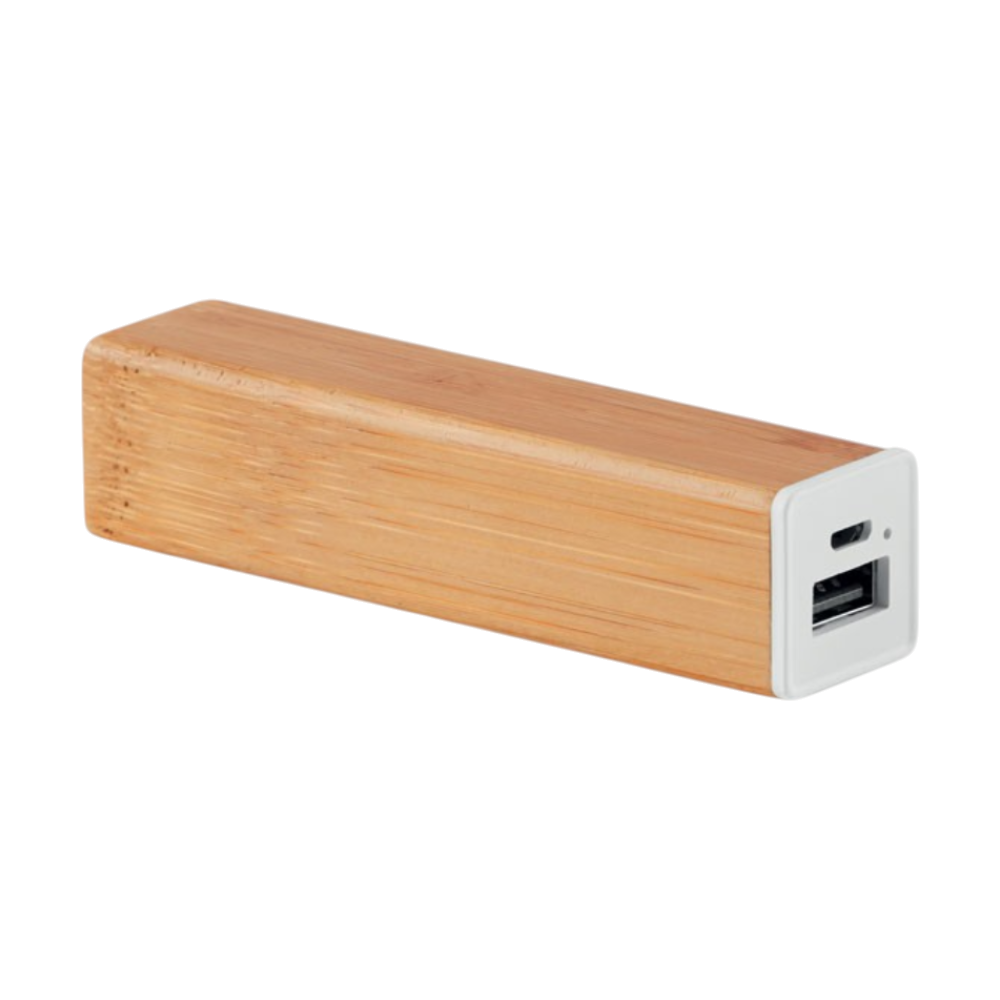 Power Bank Bamboo 2200 mAh [powerbampowerbankbamboo2200mah]