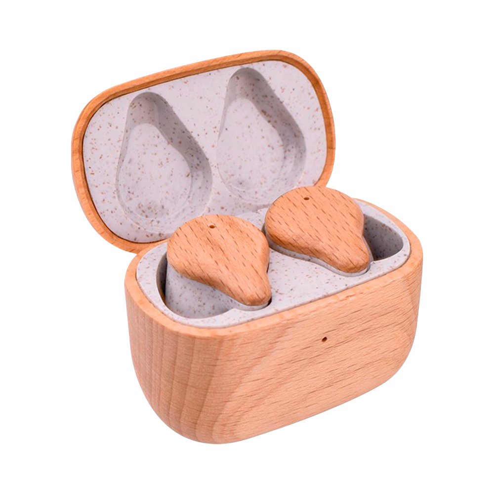 Prixton Beechwood Wheat Straw TWS163 Earbuds