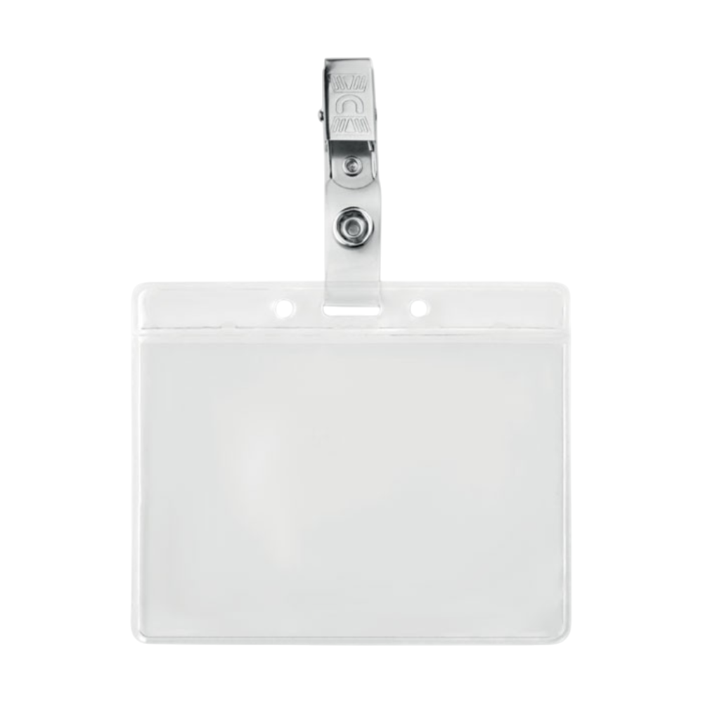 PVC Badge Holder with Clip [clipbadgepvcbadgeholder]