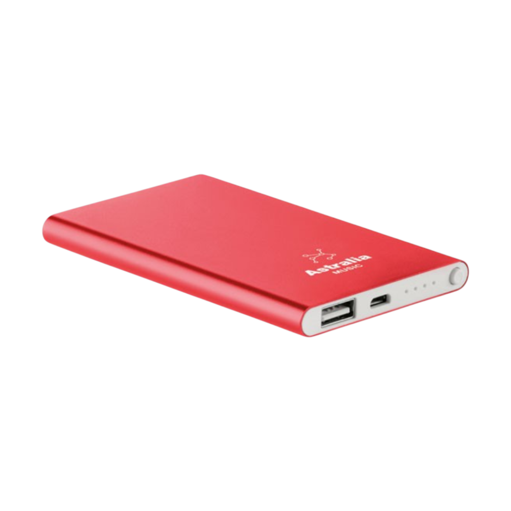 Recycled Aluminium Power Bank 4000 mAh [powerflatflatpowerbank4000mah]