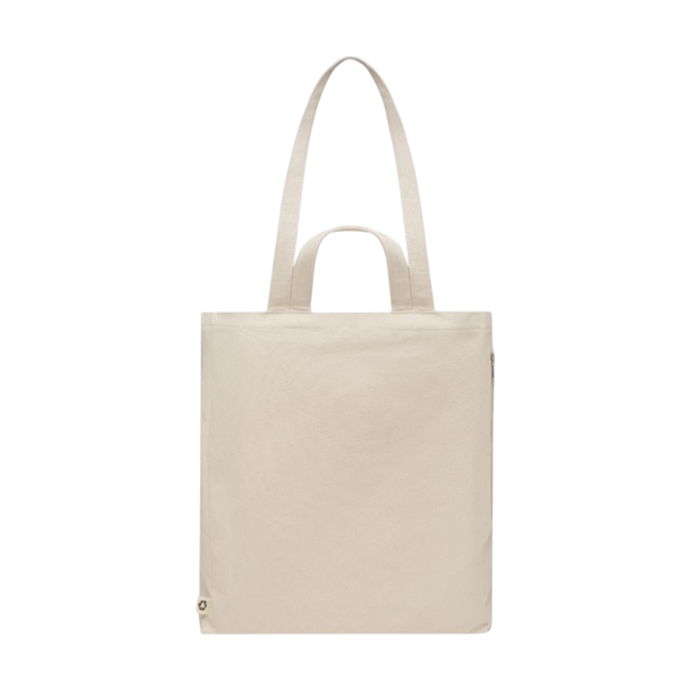 Recycled Cotton Bag  with Short and Long Handles [gaverecycledcottonshoppingbag]