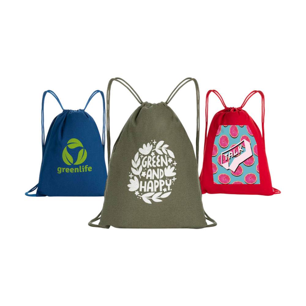 Recycled Cotton Drawstring Bags [impactawarerecycledcottondrawstring]
