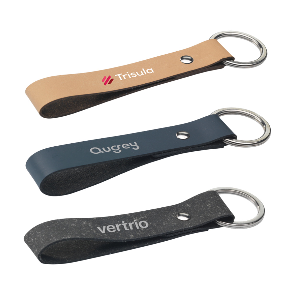 Recycled Leather Keyring