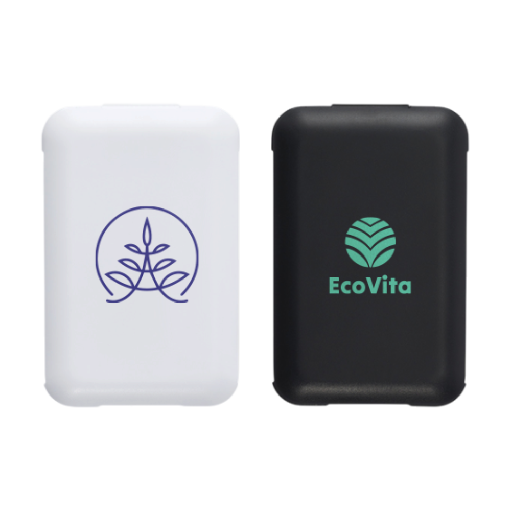 Recycled Plastic Charging Cable and Phone Stand [savvyrecycledplasticmodularcablephoneholder]