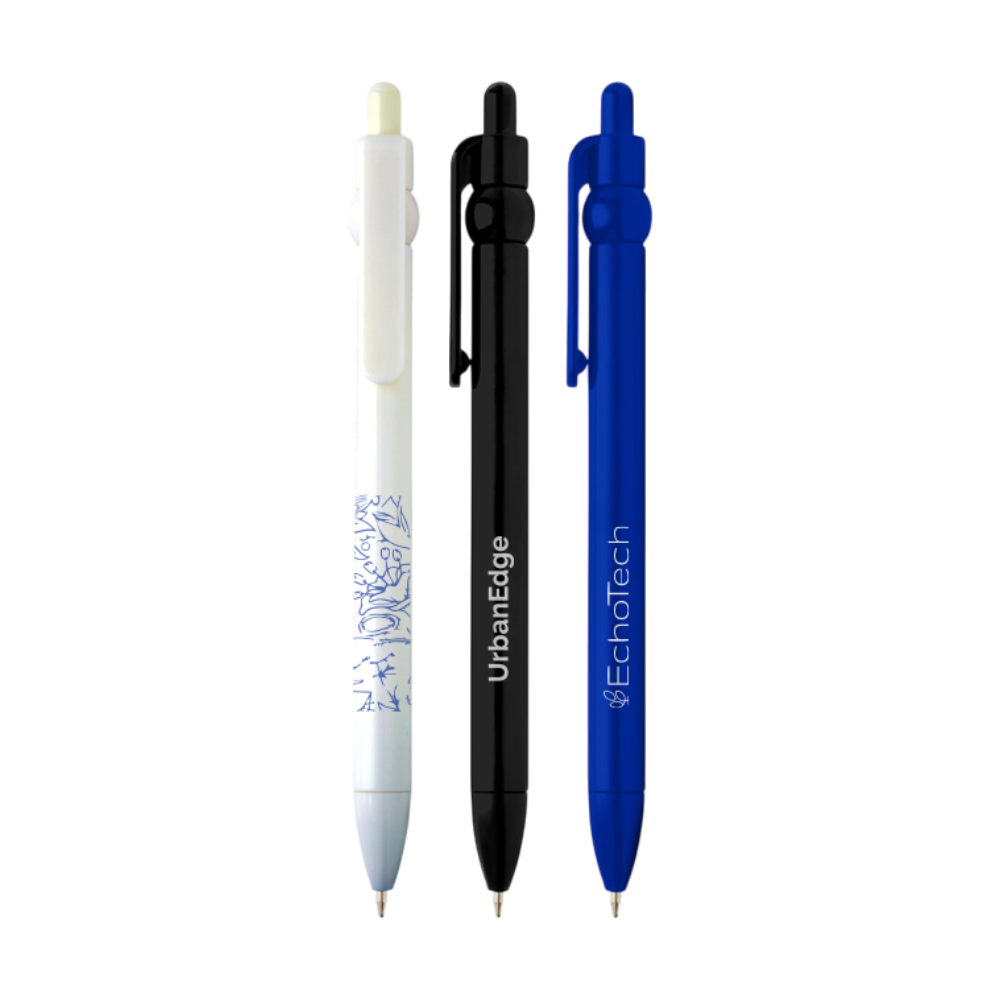 Recycled Plastic Fidget Ballpoint Pen [fidgetrecycledplasticballpointpenblackink]