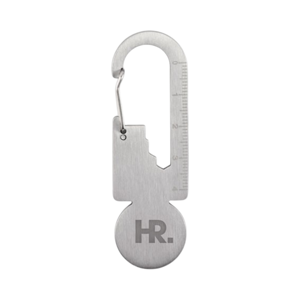 Recycled Stainless Steel Multifunctional Key Ring Token [multikeymultifunctionalkeyringtoken]