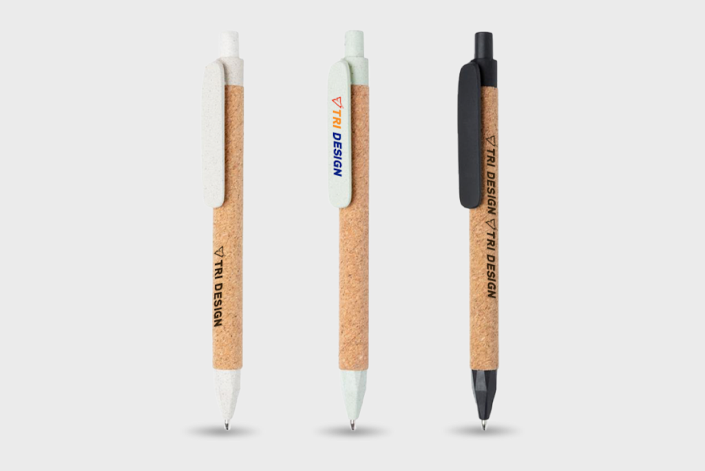 Recycled Wheat Straw Fibre and Cork Pen [writeresponsiblepen]