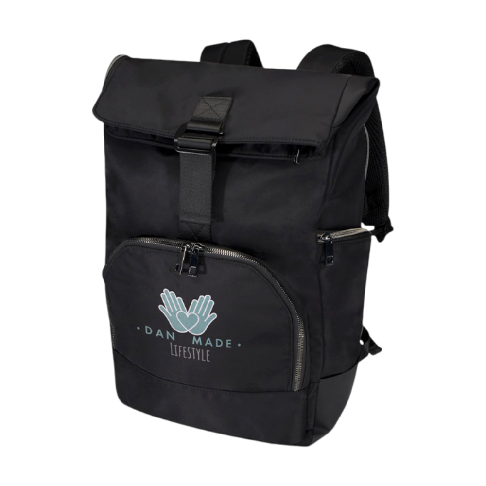Rhine 15 inch GRS Recycled Rolltop Backpack [rhine15grsrecycledrolltopbackpack18l]