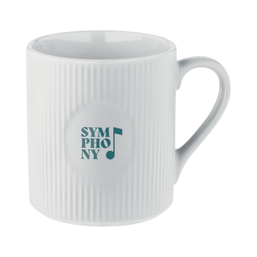 Ribbed Ceramic Mug [ribmugribbedceramicmugmat340ml]