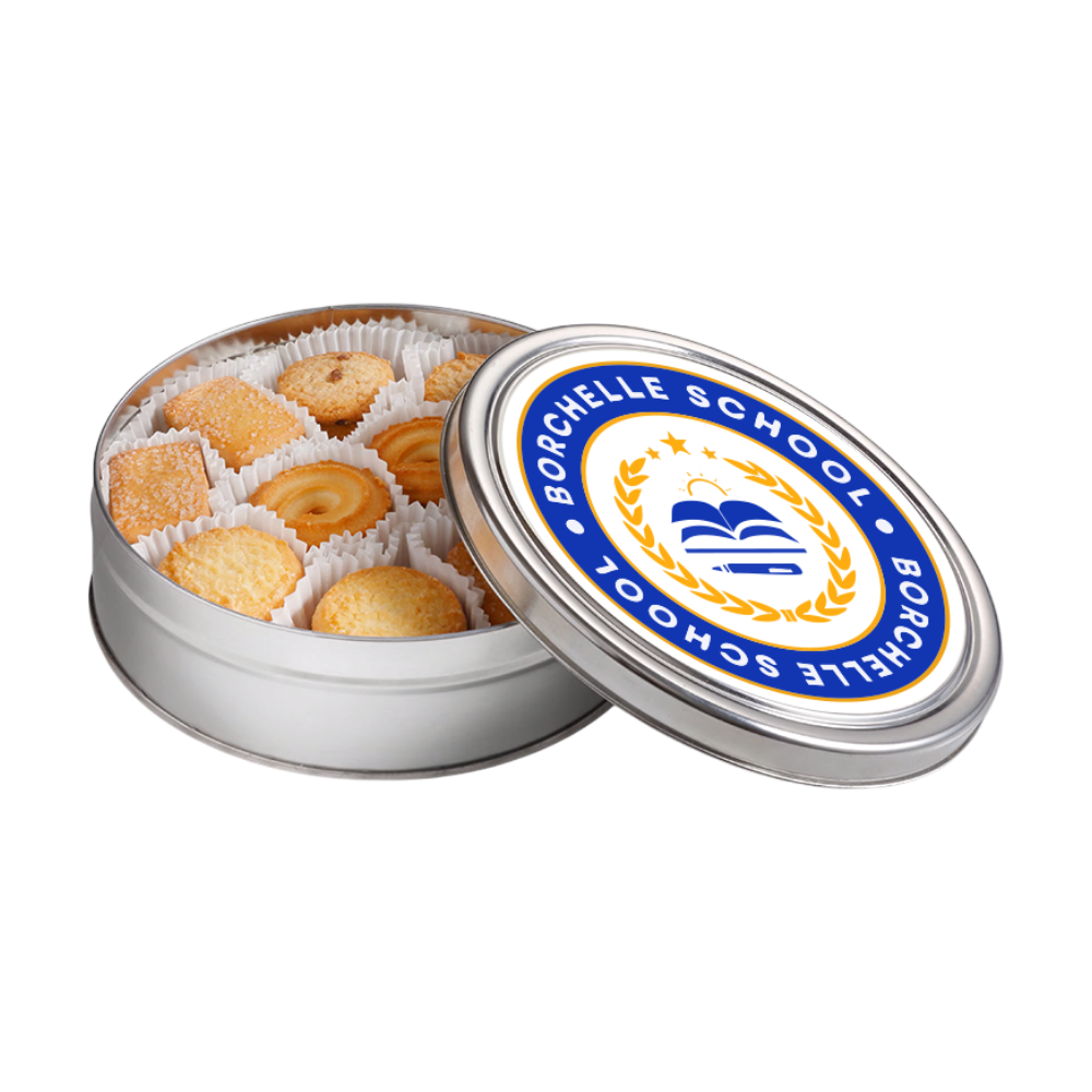 Round Cookie Tin