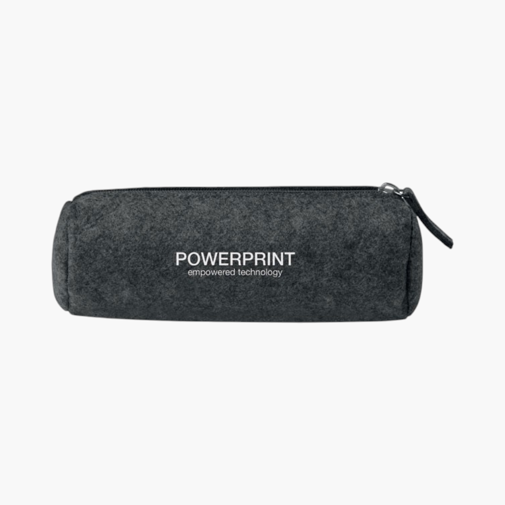 RPET Felt Zippered Pencil Case