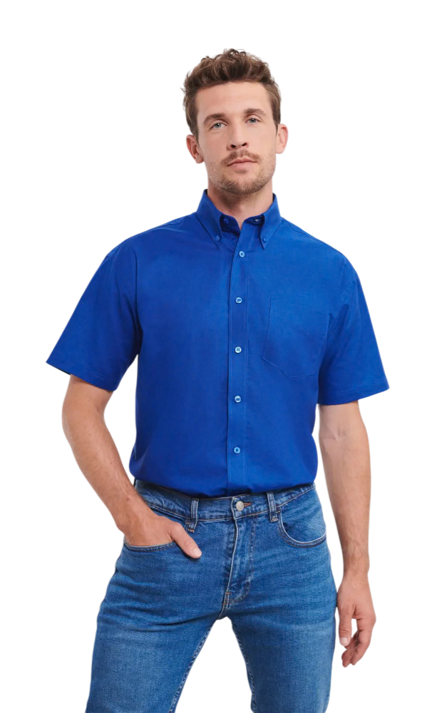 Russell Classic Oxford Shirt [russellmenshortsleeveclassicoxfordshirt]