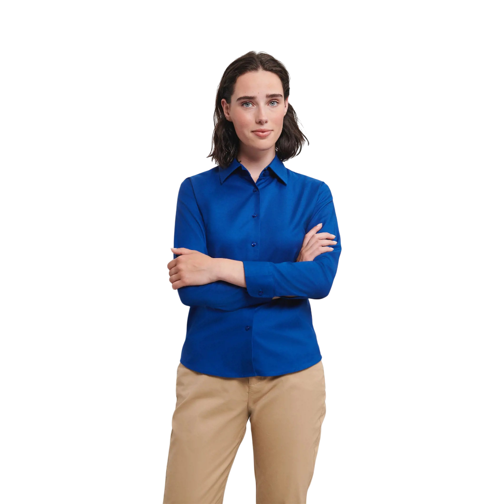 Russell Ladies Oxford Shirt [russellladieslslclassicoxfordshirt]