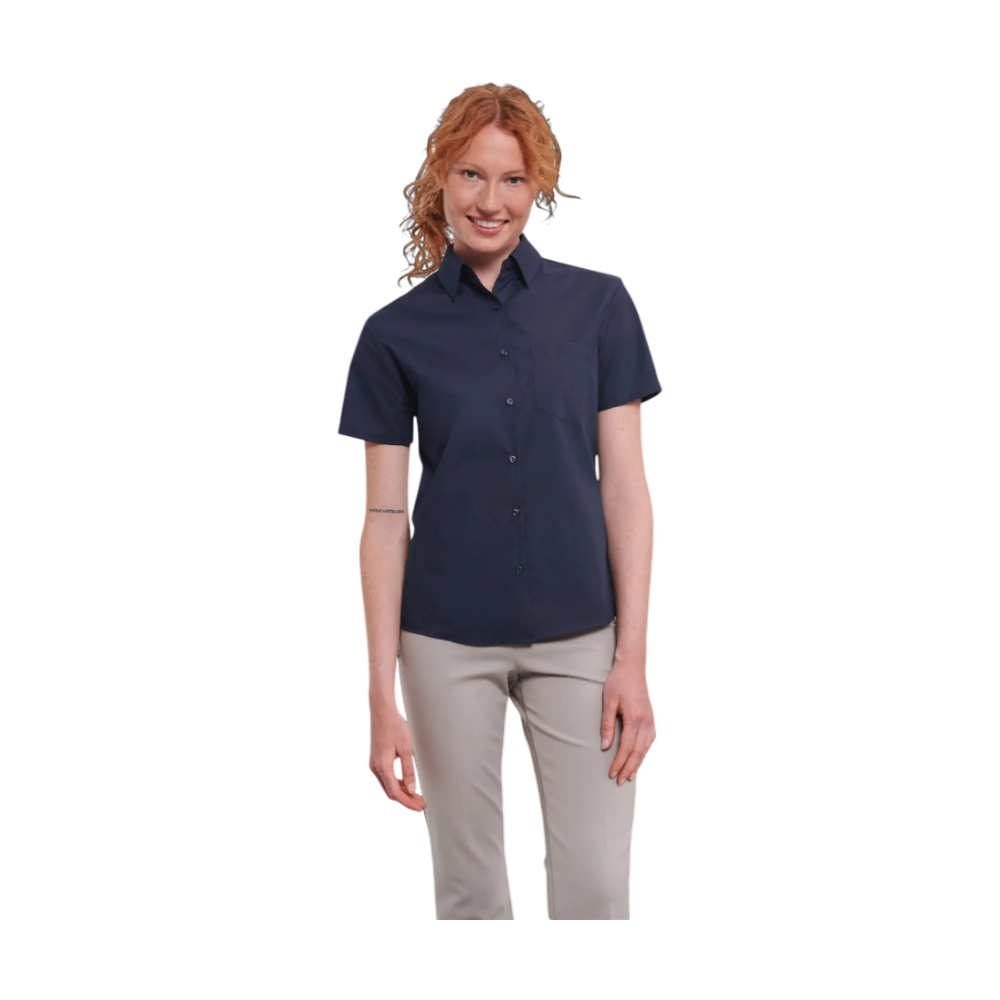 Russell Ladies Polycotton Shirt [russellladiesssclaspolycottonpoplinshirt]