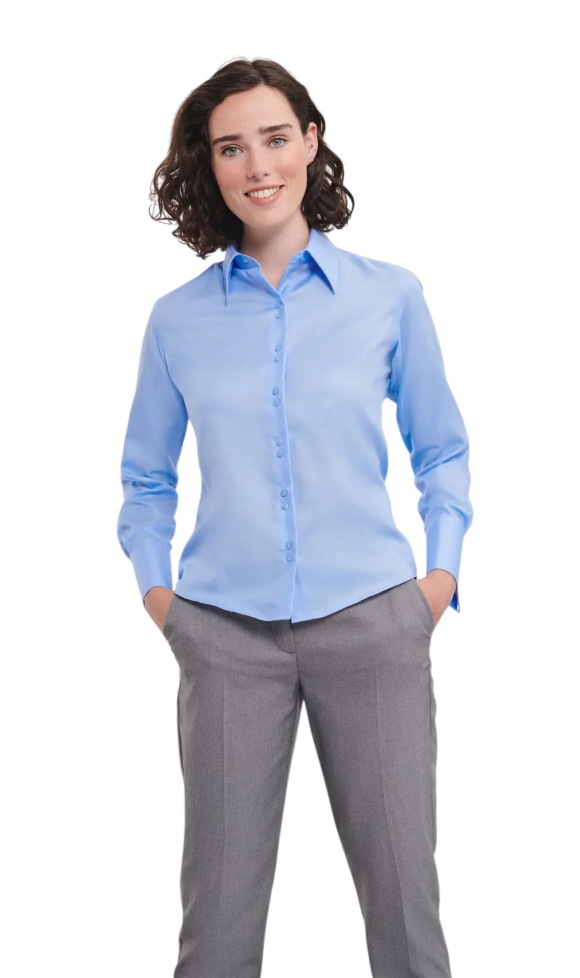Russell Ladies Tailored Shirt [russellladieslsltailoredultimatenonironshirt]