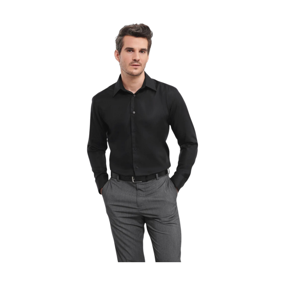 Russell Tailored Ultimate Non-Iron Shirt [russellmenlsltailoredultimatenonironshirt]