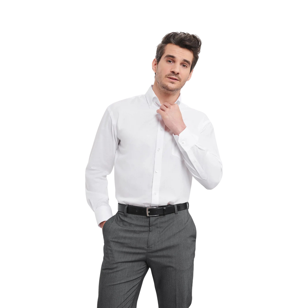 Russell Ultimate Non-Iron Shirt [russellmenlslclasultimatenonironshirt]