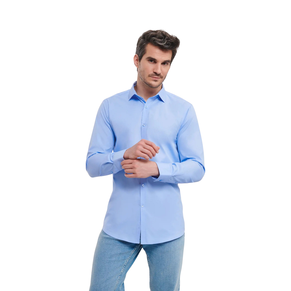 Russell Ultimate Stretch Shirt [russellmenlslfittedultimatestretchshirt]