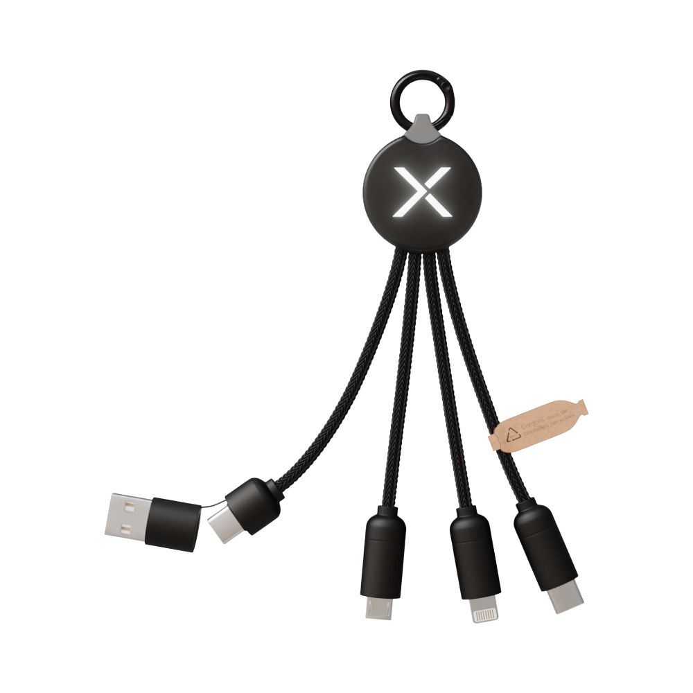 SCX.design C14 5-in-1 Charging Cable [scxdesignc1420w5in1chargingcable]