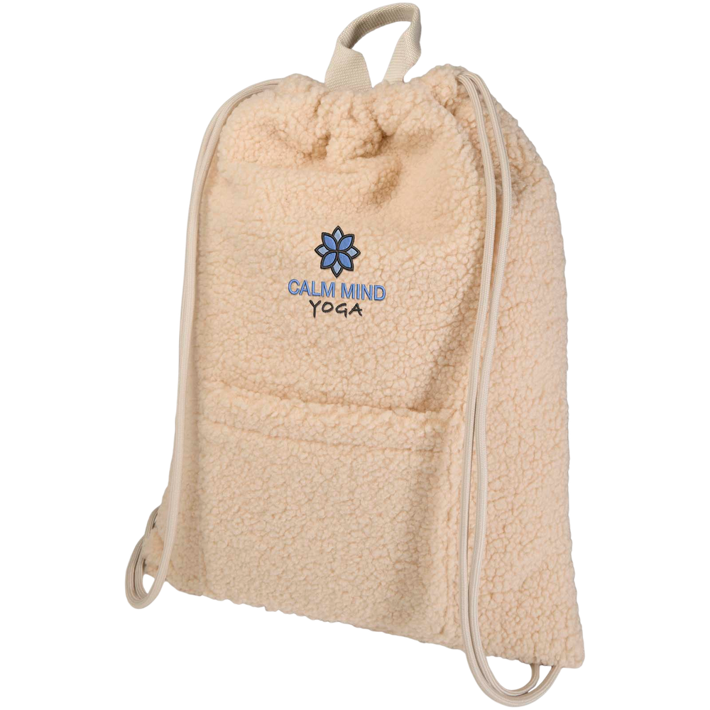 Sherpa Recycled Drawstring Backpack [beargrsrecycledsherpadrawstringbackpack9l]