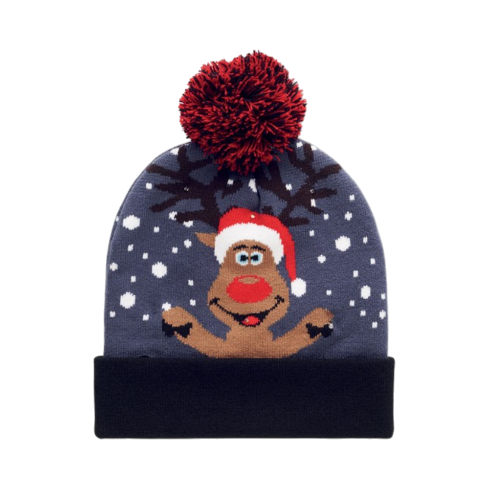 SHIMAS LIGHT Christmas Knitted Beanie LED [christmasknittedbeaniewith6ledlight3settinglights]