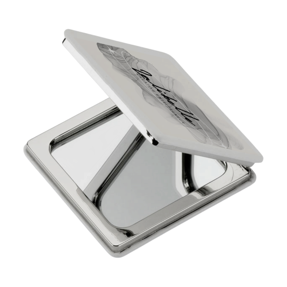 Square Makeup Mirror [glowdoublemagneticmirror]