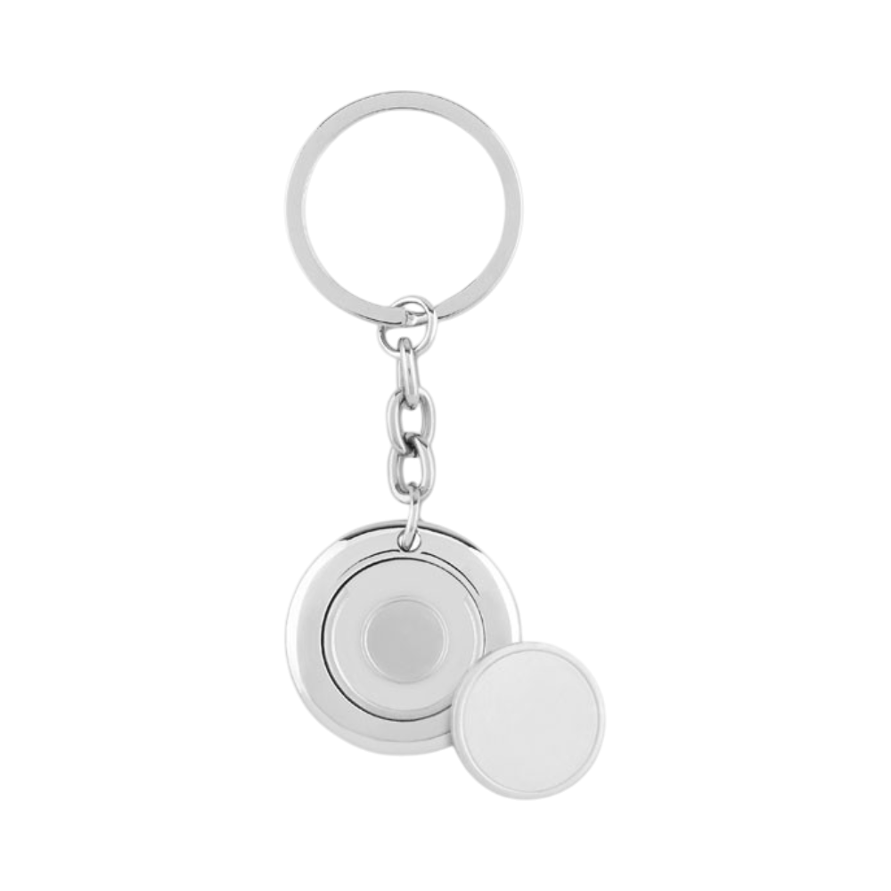 Stainless Steel Flat Key Ring [flatringkeyringwithtoken]