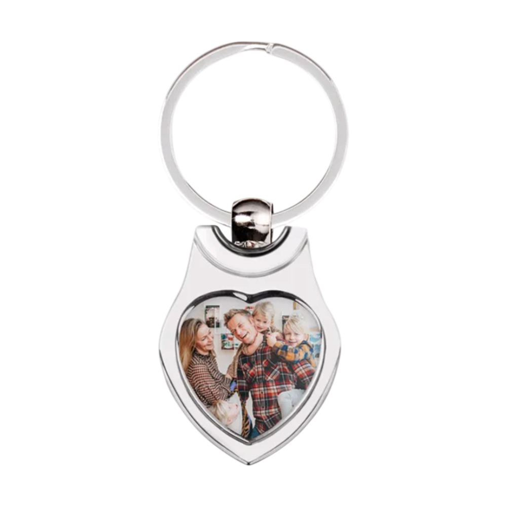 Stainless Steel Heart Keyring