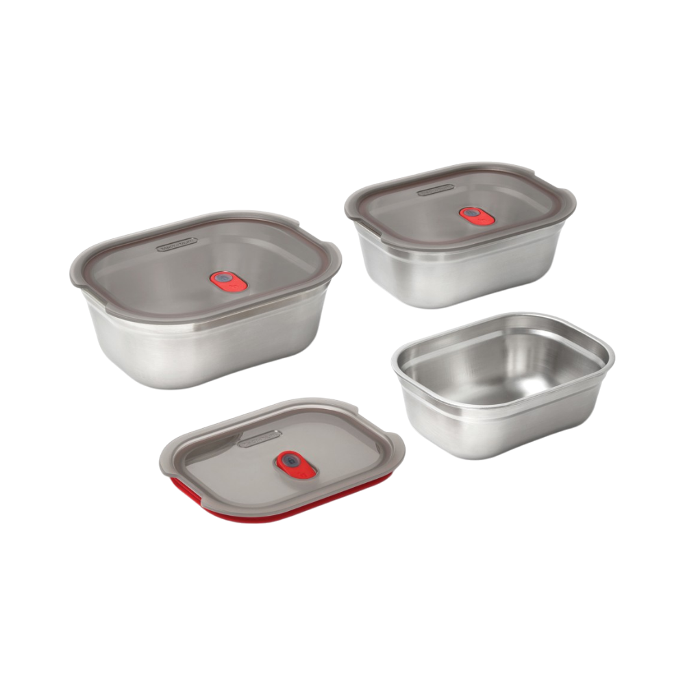 Stainless Steel Mealprep Box Set [blackblummealprepbox3pcssetsmallmediumlarge]