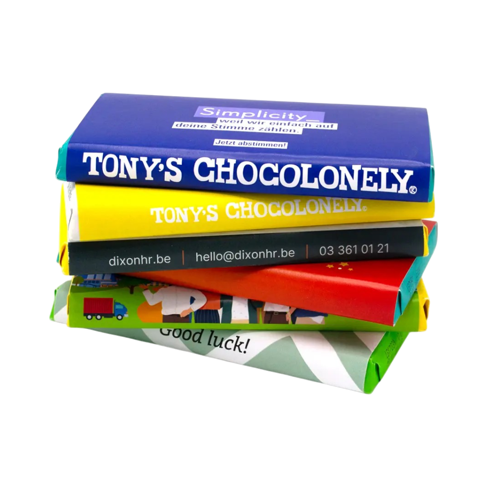 Tony’s Chocolonely Customised Wrapper 180gr
