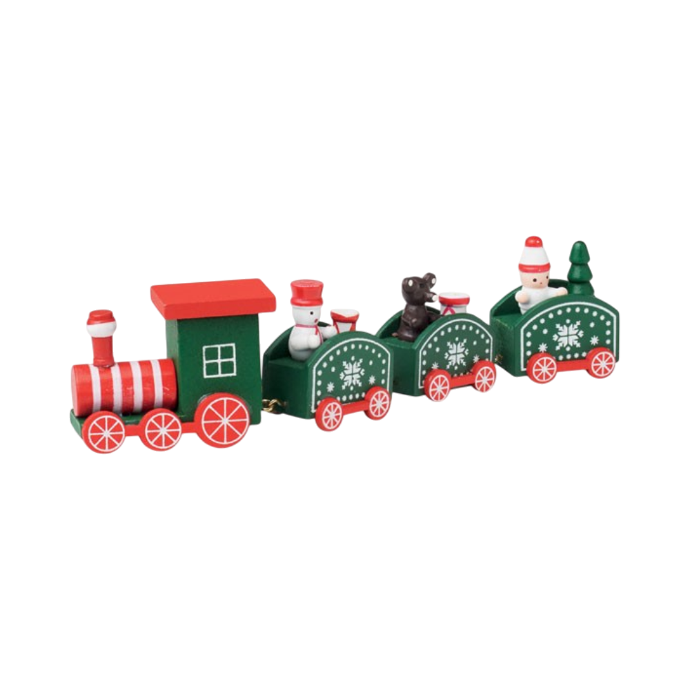 Wooden Christmas Train [junawoodenchristmastrain]